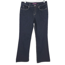 Gloria Vanderbilt Womens Jeans Size 10 Short Boot Cut 32x29 Dark Blue Wash - $16.82