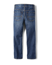 Children&#39;s Place Boys Size 14 Husky Basic Straight Leg Jeans Dark Jupite... - $18.87