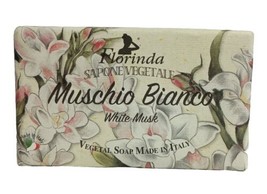 Florinda Muschio Bianco White Musk Vegetale Soap Made In Italy 10.56 Oz. - £8.73 GBP