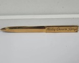 Vintage Harley Davidson Brass Letter Opener Gold Tone Harley Owners Group - $17.77