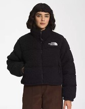 THE NORTH FACE WOMEN&#39;S HIGH PILE FLEECE NUPTSE DOWN JACKET TNF Black sz XXL - $316.80