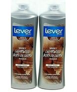 2 Bottles Lever2000 Men&#39;s Musky Cedarwood Body Wash Shower Bath Soap 11.... - $450.21 MXN