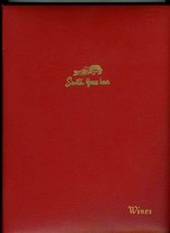 Santa Ynez Inn Wine Book with Wine Bottle Labels Santa Ynez California 1970&#39;s - $89.33