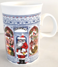 Dunoon Ceramics Mug Christmas Design Made in Scotland Vintage Sue Scullard - $18.69