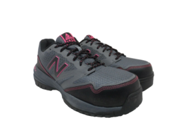 New Balance Women&#39;s 589 ESD Composite Toe Work Shoes Grey/Pink Size 8.5D - £39.86 GBP
