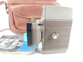 Bell & Howell Electric Eye Tri Lens Turret 8mm Camera w Manual & Pleather Bag - $59.97