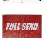 FULL SEND FLAG RED/WHITE NELK BOYS FULL SIZE FLAG 3FT X 5FT - £23.98 GBP