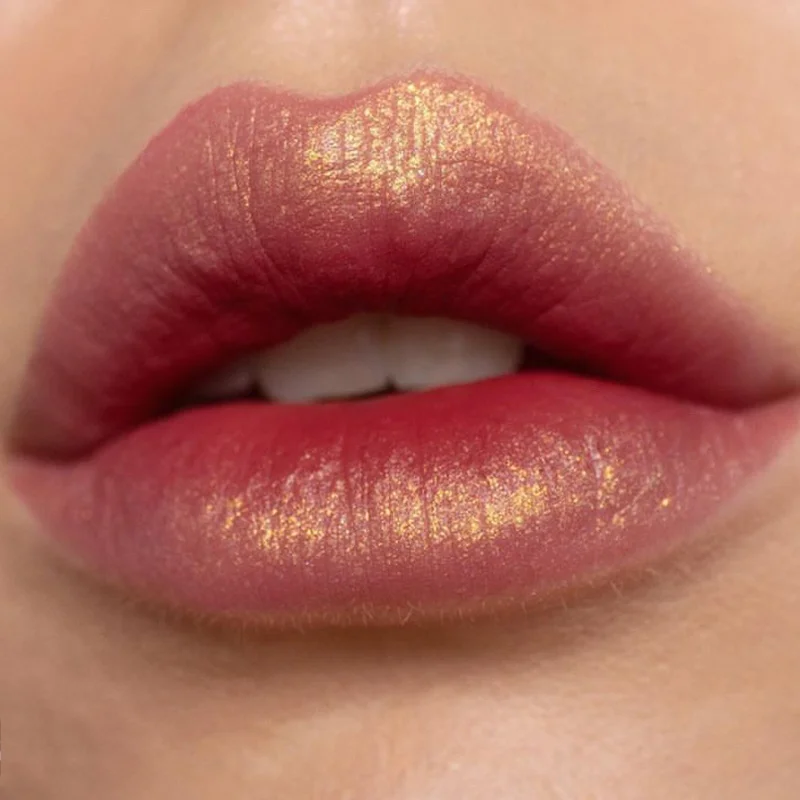Sporting Nude Glitter Lipsticks Makeup 9 Colors Waterproof Mermaid Matte Lipstic - £23.55 GBP
