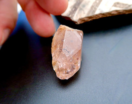 GEM BEAUTIFUL BRAZILIAN TERMINATED MORGANITE CRYSTAL MINERAL SPECIMEN 61... - £213.63 GBP