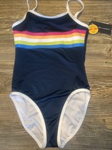 Melrose And Market Rainbow Stripe One-Piece Swimsuit. Girls Size 10. NWT. L - €15,58 EUR