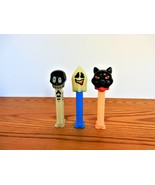 Pez Dispenser (3) Halloween Theme Cat Ghost Skeleton Collectibles - $373.12 MXN