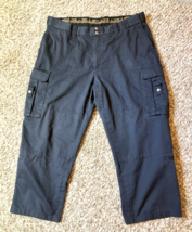 Propper Tactical Pants Mens 43x28 Navy Blue Cargo Pocket Workwear EMT Ri... - $38.49