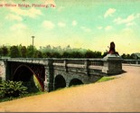 Stone Bridge Panther Hollow Road Pittsburg Pennsylvania 1910s DB Postcard - $3.91
