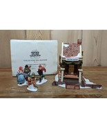 Dept 56 Heritage Village &quot;Childe Pond and Skaters&quot; Set of 4 #5903-0 - £11.07 GBP