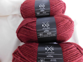 K C Roving lot of 3 Dried Tomato Dye Lot 642035 - $24.99