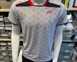 YONEX Men&#39;s Badminton T-Shirts Sports Top Apparel Gray [95/US:XS] NWT 83... - $45.81