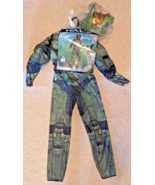 Halo Infinite Master Chief Padded Muscle Costume Child size MEDIUM 7-8 halloween - £13.35 GBP