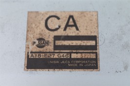 1995 Nissan 240SX 5spd ECU ECM PCM Engine Computer Module A18-E27 G46 image 2