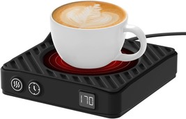 Mug Warmer, Coffee Warmer with 3-Temp Settings, 2-12H Auto ON/Off Mug Warmer - £14.68 GBP