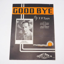 Sheet Music Goodbye F.P. Tosti Harold Stoks Songbook - $9.89