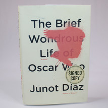 SIGNED By Junot Diaz THE BRIEF WONDROUS LIFE OF OSCAR WAO Hardcover Book... - $12.13