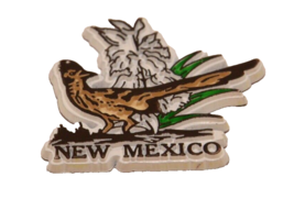 New Mexico State Souvenir Fridge Rubber Magnet Roadrunner 2x2 inch - £5.44 GBP