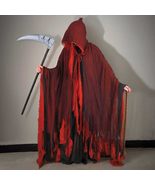 Grim Reaper Cloak  Adult Hooded Horror Cape Costume for Halloween, Cosp... - $126.30 CAD