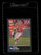 2010 Topps Magic Mini Black John Elway #19 HOF Broncos Football Card - $9.89