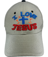 &quot;I love Jesus&quot; beige hook &amp; loop adjustable hat by lone star - €12,27 EUR