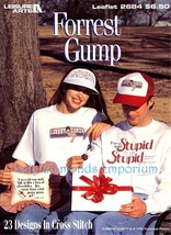 Forrest Gump Vintage Counted Cross Stitch Book 23 Designs Leisure Arts #... - $4.70