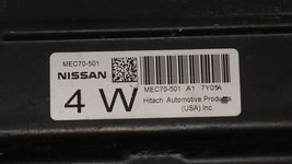 Nissan Xterra Frontier 4.0 v6 ECU ECM PCM Engine Computer Module MEC70-501 A1 image 5
