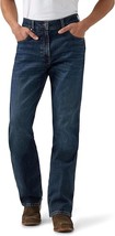 Wrangler retro® men&#39;s relaxed fit boot cut darren jeans DARK BLUE - $66.37 CAD