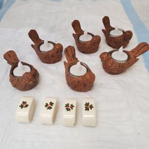 Decorative Bird Tea Light Holder Set and Napkin Holders - $14.85