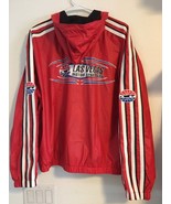 ESSEX JACKET POLYVINYL MEN&#39;S SIZE LARGE  LAS VEGAS MOTOR SPEEDWAY RED HO... - $668.09 MXN