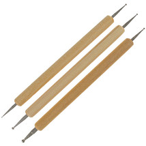 Set of 3 Double Sided Drop Pull Tools for Pysanky Easter Decorating - £21.86 GBP