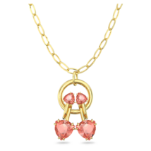 Authentic Swarovski Pod jewelry, Pink Crystals in Gold Plated Metal - £98.92 GBP