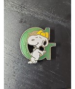 Snoopy Peanuts Alphabet Initial Letter G Enamel Cloisonne Collectible Pi... - $35.17 CAD