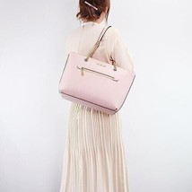Michael Kors Medium Front Zip Chain Tote Pink Leather 35F2GTTT2L NWT $448 Retail - £89.93 GBP
