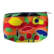 Donald X Clinique Limited Edition Cherry Lemon Avocado Fruit Makeup Bag ... - £9.42 GBP