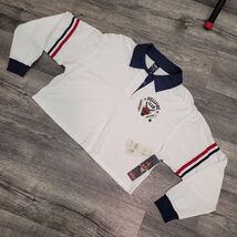 New Netflix Stranger Things Women's Midriff White Cotton Shirt Rugby Pol... - $19.79