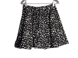 Forever 21 Essentials Black/White Polka Dot Pleated A Line Skirt Womens ... - £8.39 GBP