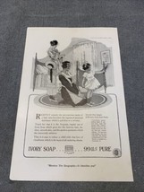 National Geographic Ivory Soap Ad KG Advertising Maid Little Girl - £9.44 GBP