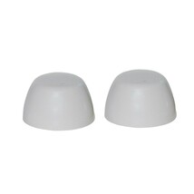 Universal Rundle Replacement Plastic Toilet Bolt Caps, Set of 2, Silver ... - £23.10 GBP