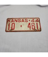 1944 Expired Kansas License Plate - $23.27