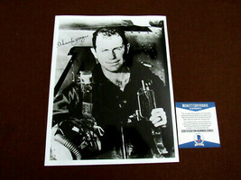 CHUCK YEAGER SPEED OF SOUND ACE PILOT SIGNED AUTO VTG B&amp;W 8 X 10 PHOTO B... - $346.49