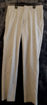 J.M Haggar Dress Pant Mens Size 32 Gray Polyester Flat Front Straight Leg Pocket - £11.08 GBP