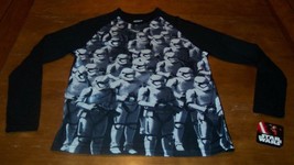 STAR WARS THE FORCE AWAKENS STORMTROOPERS Long Sleeve T-Shirt SMALL NEW ... - $24.74
