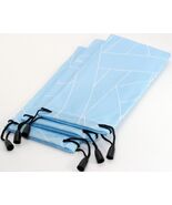 3pcs Blue Soft Pouch Bag Case Sunglasses Eyeglasses Glasses iPhone Smart... - $90.93 MXN