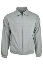Brooks Brothers Men&#39;s Gray Glen Plaid Windbreaker Jacket Coat Medium M 7754-4 - £114.95 GBP