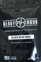 Black Bean Soup 4 Serving Emergency Survival Food Pouch Kits 25 Year Shelf Life - £8.61 GBP
